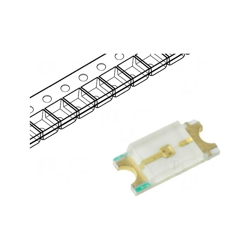LED SMD 1206 Verde 70-100mcd 3.2x1.6x0.68mm 20mA | Electronic-mag.ro | Componente Electronice LED SMD 1206 Verde 70-100mcd 3.2x1.6x0.68mm 20mA | Electronic-mag.ro | Componente Electronice