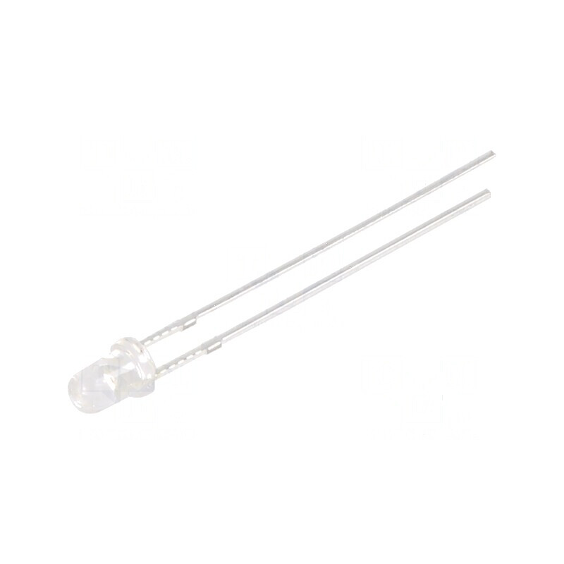 LED 3mm Portocalie 120-150mcd 30° Convex | Electronic-mag.ro | Componente Electronice