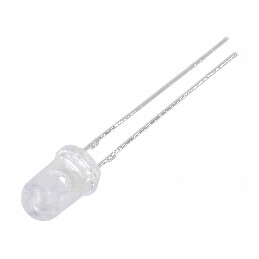 LED 5mm portocalie 7000-9000mcd 15° convex | Electronic-mag.ro | Componente Electronice