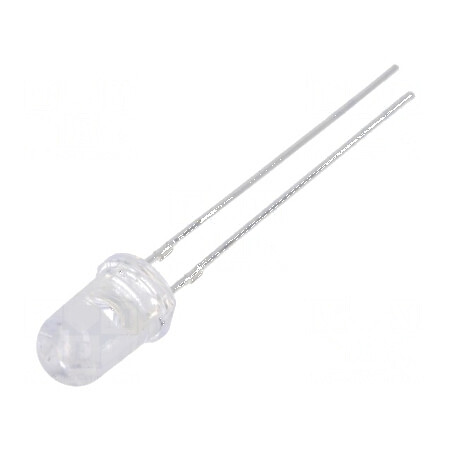 LED 5mm portocalie 7000-9000mcd 15° convex | Electronic-mag.ro | Componente Electronice