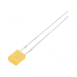 LED dreptunghiular portocalie 2x4x5mm 100÷150mcd 100° 20mA | Electronic-mag.ro | Componente Electronice
