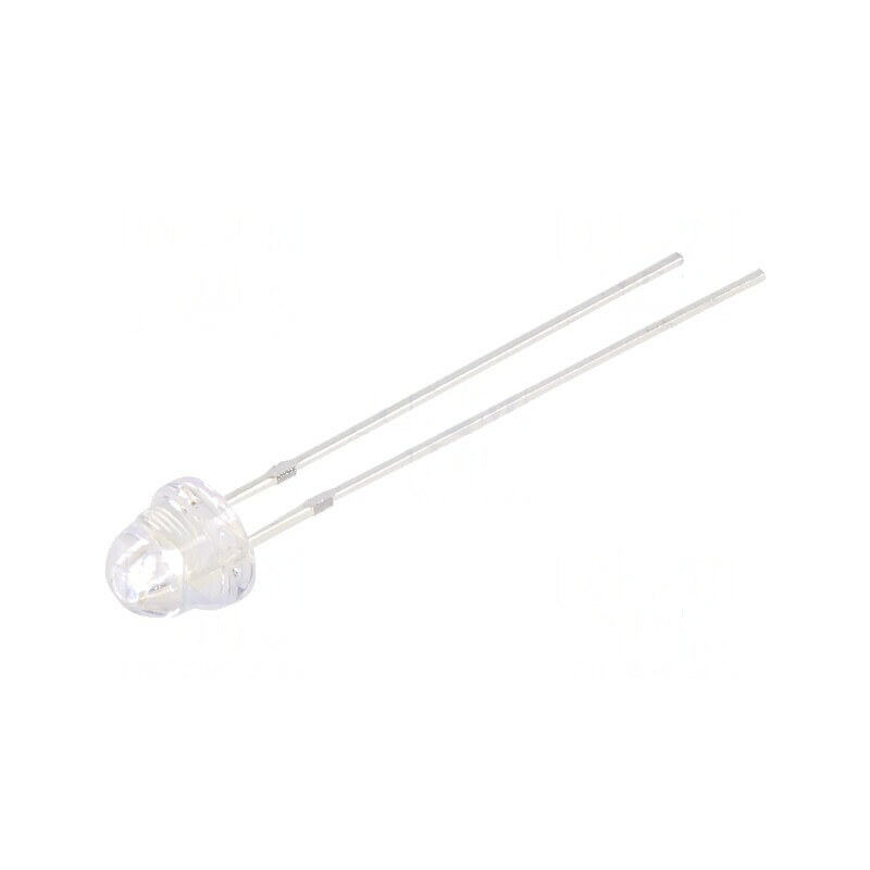 LED 5mm roșie 750-1120mcd 30° convex bullet | Electronic-mag.ro | Componente Electronice