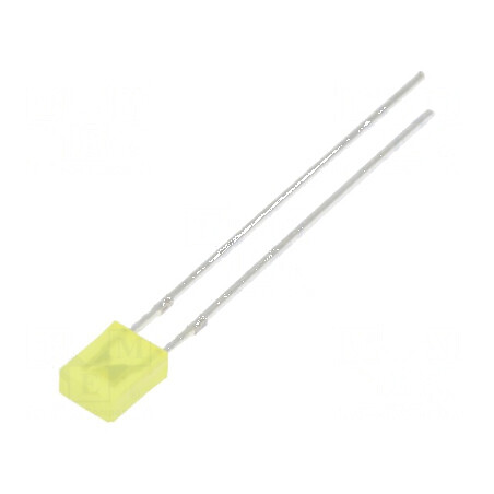 LED dreptunghiular galben 2x4x5mm 330-500mcd 100° 20mA | Electronic-mag.ro | Componente Electronice
