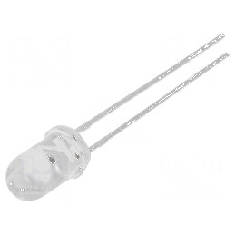 LED 5mm galbenă 4200-5800mcd 15° convex | Electronic-mag.ro | Componente Electronice