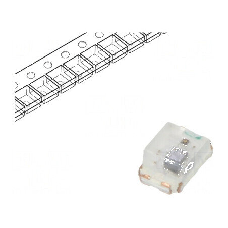 LED galben clipire 70-150mcd 120° 20mA 3-4VDC 0805 | Electronic-mag.ro | Componente Electronice