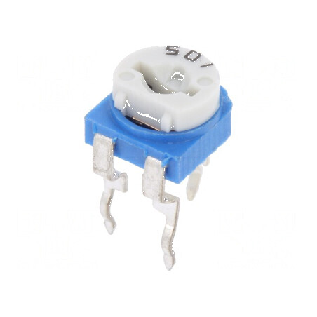 Potenţiometru orizontal 500Ω 100mW de montare singură | Electronic-mag.ro | Componente Electronice