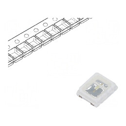 LED SMD 2835 Verde 16-24lm 2,8x3,5mm 120° 2,9-3,5V | Electronic-mag.ro | Componente Electronice