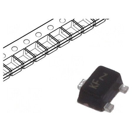 Tranzistor N-MOSFET 20V 0,25A SOT723 ESD | Electronic-mag.ro | Componente Electronice