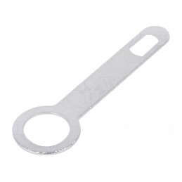 Vârf inelar 0,3mm M4 argintat pentru lipire | Electronic-mag.ro | Componente Electronice