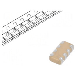Condensator ceramic MLCC 1nF 100V X7R ±10% SMD 0612 | Electronic-mag.ro | Componente Electronice