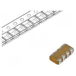 Condensator ceramic MLCC 10nF 100V X7R ±10% SMD 0612 | Electronic-mag.ro | Componente Electronice