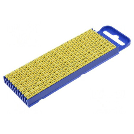Markere Marcaj Poliamidă Galbenă 2-3,8mm -40÷85°C WIC | Electronic-mag.ro | Componente Electronice