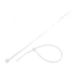Colier de strângere poliamidă 140mm 2,5mm 80N naturală | Electronic-mag.ro | Componente Electronice