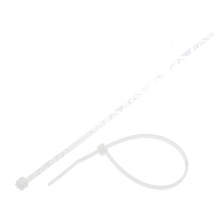 Colier de strângere poliamidă 140mm 2,5mm 80N naturală | Electronic-mag.ro | Componente Electronice