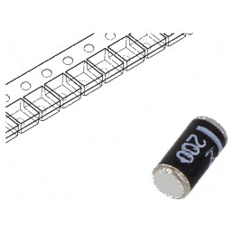 Diodă Zener 1,3W 200V 6mA SMD MELF plastic ZMY | Electronic-mag.ro | Componente Electronice