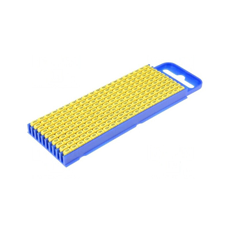 Markere Marcaj Poliamidă Galbenă 8 mm -40÷85°C WIC | Electronic-mag.ro | Componente Electronice