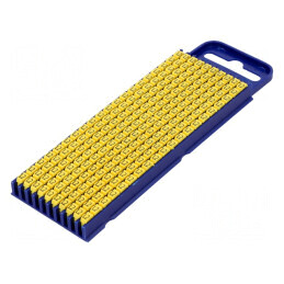 Markere Marcaj L2 2,8-3,8mm Poliamidă Galbenă -40-85°C WIC | Electronic-mag.ro | Componente Electronice