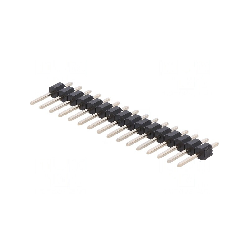 Conector şir pini tată 16 pini 2,54mm THT | Electronic-mag.ro | Componente Electronice