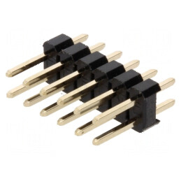 Conector şiruri pini tată 12 pini 2,54mm THT | Electronic-mag.ro | Componente Electronice