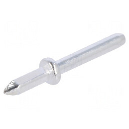 Vârf pin de lipire THT argintat alamă Ø 1mm Lungime 10mm | Electronic-mag.ro | Componente Electronice
