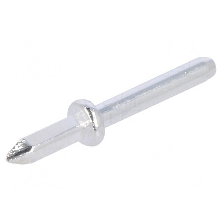 Vârf pin de lipire THT argintat alamă Ø 1mm Lungime 10mm | Electronic-mag.ro | Componente Electronice