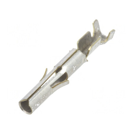 Pin mamă alamă cositorit 0,2-0,8mm² 24AWG-18AWG bandă 6,35mm | Electronic-mag.ro | Componente Electronice