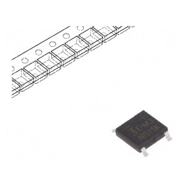 Punte redresoare monofazată Urmax 800V 1,6A 50A ABS | Electronic-mag.ro | Componente Electronice