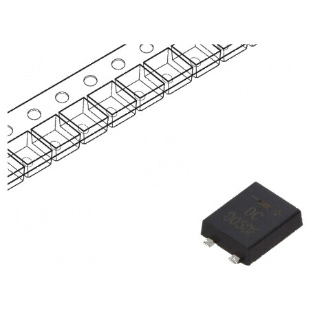 Punte redresoare monofazat 100V 0,5A 25A MBFL SMT | Electronic-mag.ro | Componente Electronice