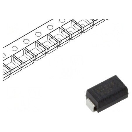 Diodă Schottky SMD 20V 1A SMA pentru redresoare - rolă bandă | Electronic-mag.ro | Componente Electronice