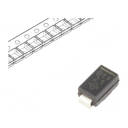 Diodă Schottky SMD 40V 1A SMA - Redresor pe rolă/bandă | Electronic-mag.ro | Componente Electronice