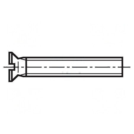 Şurub M4x8 îngropat crestat oţel zincat | Electronic-mag.ro | Componente Electronice