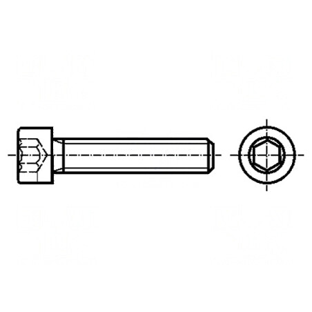Şurub M3x5mm Cap Rotund Imbus HEX 2,5mm Oţel DIN 912 | Electronic-mag.ro | Componente Electronice