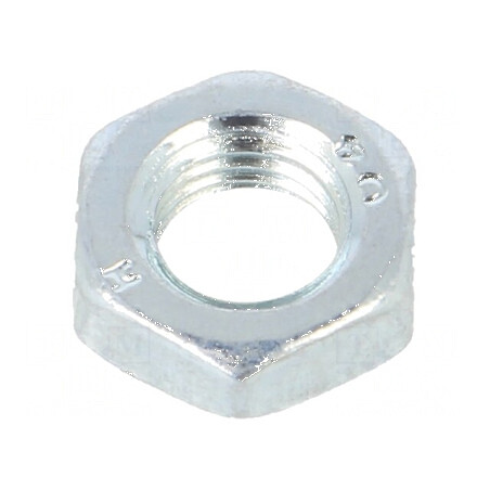 Piuliță hexagonală M6 din oțel zincat - H: 3,2mm, 10mm | Electronic-mag.ro | Componente Electronice