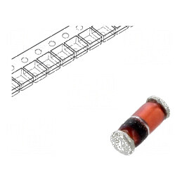 Diodă Schottky SMD 30V 0,2A MiniMELF SOD80 5ns | Electronic-mag.ro | Componente Electronice