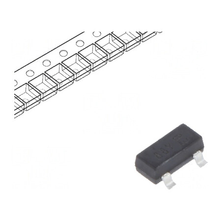 Diodă Schottky SMD 40V 0,3A SOT23 | Electronic-mag.ro | Componente Electronice