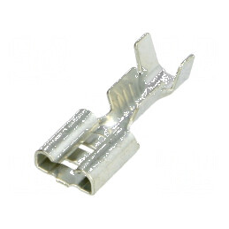 Terminal plat 6,3mm mamă 0,8mm 1÷2,5mm2 crimpat pe cablu | Electronic-mag.ro | Componente Electronice