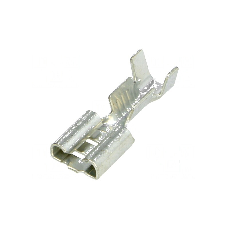 Terminal plat 6,3mm mamă 0,8mm 1÷2,5mm2 crimpat pe cablu | Electronic-mag.ro | Componente Electronice