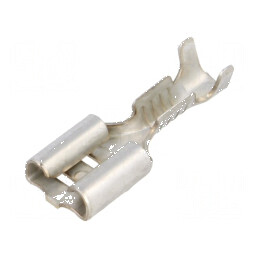 Terminal plat 6,3mm mamă crimpat 0,5-1mm2 | Electronic-mag.ro | Componente Electronice