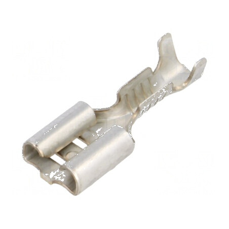 Terminal plat 6,3mm mamă crimpat 0,5-1mm2 | Electronic-mag.ro | Componente Electronice