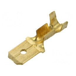 Terminal plat 6,3mm 0,8mm tată 1-2,5mm2 crimpat pe cablu | Electronic-mag.ro | Componente Electronice