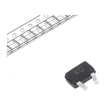 Tranzistor N-MOSFET 30V 1,1A SOT323 ESD | Electronic-mag.ro | Componente Electronice