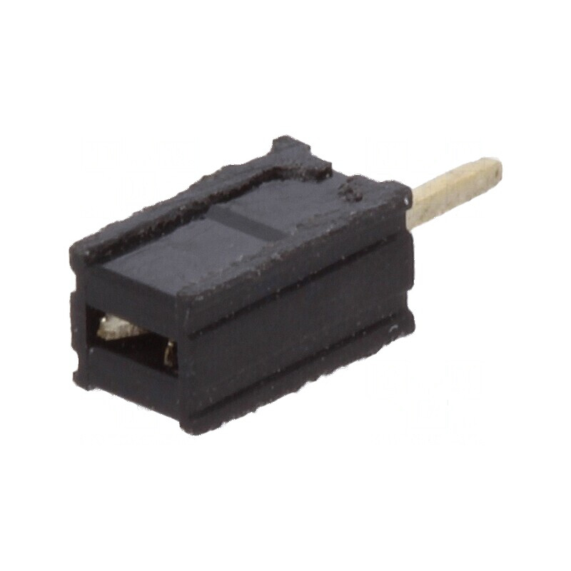 Conector şiruri pini soclu mamă 1x1 1,27mm THT | Electronic-mag.ro | Componente Electronice