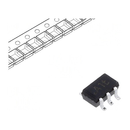 Diodă SMD 90V 250mA 4ns SOT363 Ufmax 1,25V Ifsm 4A | Electronic-mag.ro | Componente Electronice