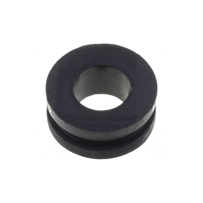Manșon din gumă neagră Ø 6mm pentru orificiu Ø 3,5mm | Electronic-mag.ro | Componente Electronice Manșon din gumă neagră Ø 6mm pentru orificiu Ø 3,5mm | Electronic-mag.ro | Componente Electronice