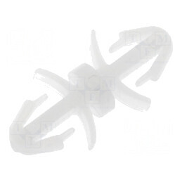 Distanţier PCB poliamidă 3,2mm clichet naturală | Electronic-mag.ro | Componente Electronice