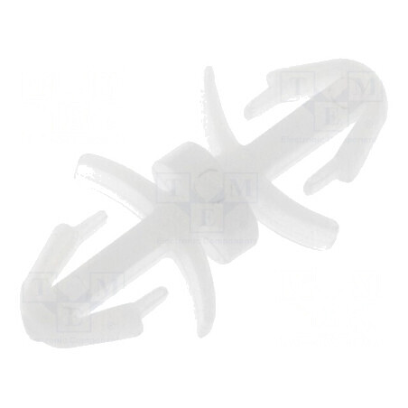 Distanţier PCB poliamidă 3,2mm clichet naturală | Electronic-mag.ro | Componente Electronice