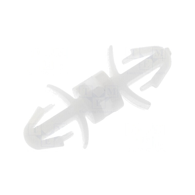 Distanţier PCB poliamidă 5mm clichet natural | Electronic-mag.ro | Componente Electronice