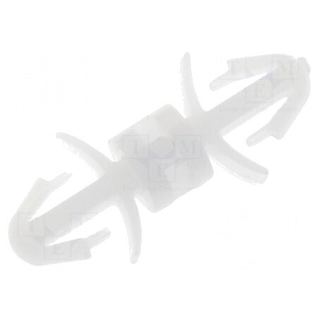 Distanţier PCB poliamidă 5mm clichet natural | Electronic-mag.ro | Componente Electronice