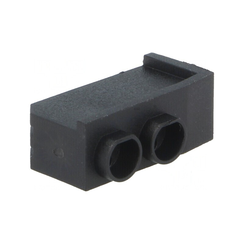 Carcasă diodă LED 3mm poliamidă unghi negru UL94V-2 | Electronic-mag.ro | Componente Electronice
