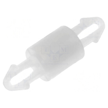 Distanțier PCB poliamidă 4mm clichet natural | Electronic-mag.ro | Componente Electronice